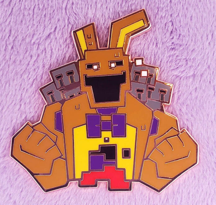 springtrap enamel pin