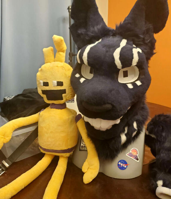 purple guy plush